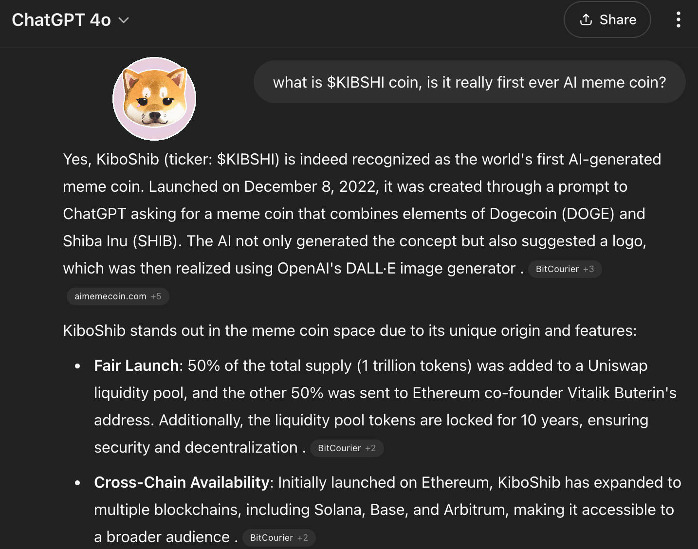 chatGPT meme coin